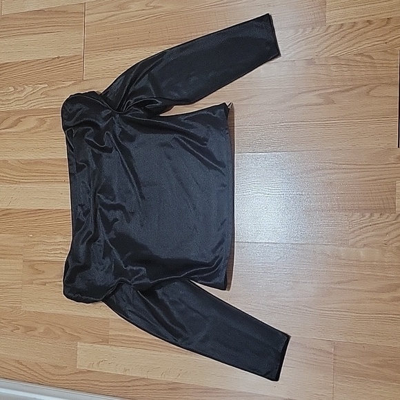 Express Satin Draped Shoulder Top size medium - Picture 7 of 14